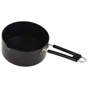 The Aluminium Black Saucepan 13104
