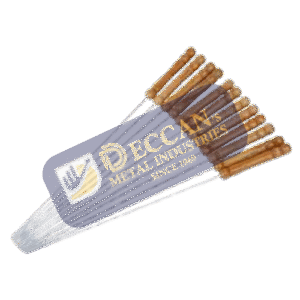 The Barbeque Skewer SQ Wooden Handle 12pcs Set DHS71